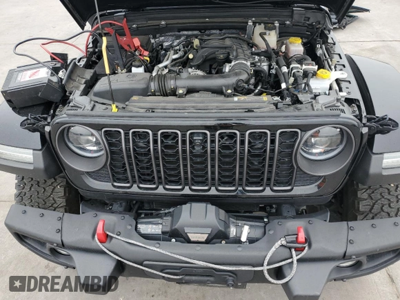 2024 Jeep Wrangler Rubicon X with VIN 1C4RJXFG1RW137055, listed as a Copart auction lot 43633625 with 7,686 mi miles and Clean title. Bid and sale history available at DreamBid. Image 13.