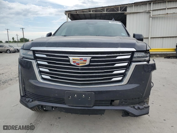 2023 Cadillac Escalade Premium Luxury Platinum with VIN 1GYS4DKL2PR267989, listed as a Copart auction lot 69024614 with 13,229 mi miles and Salvage Title. Bid and sale history available at carsss.com. Image 5.