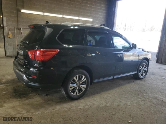 2019 Nissan Pathfinder S with VIN 5N1DR2MM6KC612474, listed as a Copart auction lot 48480395 with 100,129 mi miles and Salvage Title. Bid and sale history available at carsss.com. Image 3.