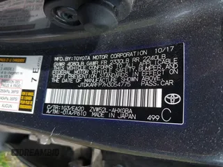 2017 Toyota Prius Plus with VIN JTDKARFP7H3054775, listed as a IAAI auction lot 42023670 with 80,759 mi miles and . Bid and sale history available at DreamBid. Image 9.