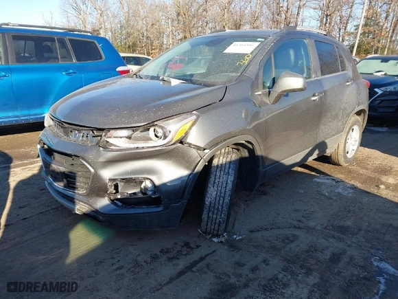 2018 Chevrolet Trax LT with VIN KL7CJLSB2JB615825, listed as a IAAI auction lot 41314591 with 142,064 mi miles. Bid and sale history available at carsss.com. Image 2.