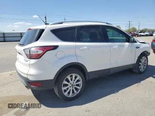 2017 Ford Escape Titanium with VIN 1FMCU9J90HUD28716, listed as a Copart auction lot 53694635 with 90,484 mi miles and Salvage Title. Bid and sale history available at carsss.com. Image 3.