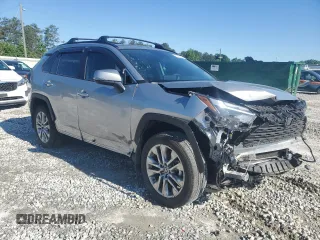 2024 Toyota RAV4 XLE Premium with VIN 2T3C1RFV2RC286896, listed as a Copart auction lot 55402635 with 18,872 mi miles and Salvage title. Bid and sale history available at DreamBid. Image 4.