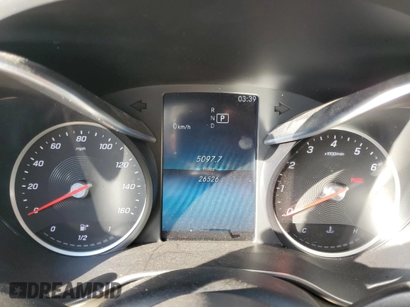 2019 Mercedes-Benz C 300 with VIN 55SWF8EB8KU302916, listed as a Copart auction lot 79090474 with 26,526 mi miles and Salvage title. Bid and sale history available at DreamBid. Image 9.