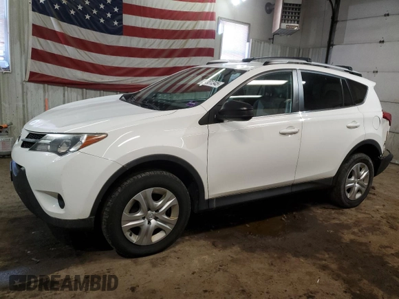 2015 Toyota RAV4 LE with VIN 2T3BFREVXFW272382, listed as a Copart auction lot 52381345 with 118,451 mi miles and Salvage Title. Bid and sale history available at DreamBid. Image 1.