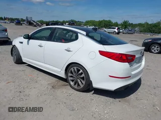 2015 Kia Optima SX Turbo with VIN 5XXGR4A60FG383315, listed as a IAAI auction lot 42299144 with 95,615 mi miles and . Bid and sale history available at DreamBid. Image 3.