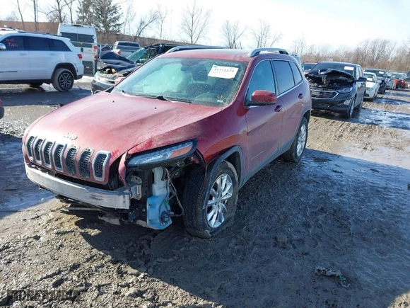 2017 Jeep Cherokee Limited with VIN 1C4PJMDBXHW510900, listed as a IAAI auction lot 41461124 with 173,977 mi miles. Bid and sale history available at carsss.com. Image 2.