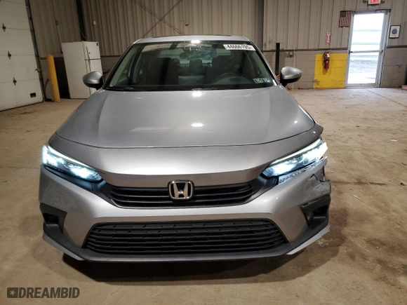 2022 Honda Civic Sedan EX with VIN 2HGFE1F73NH314008, listed as a Copart auction lot 44666195 with 22,802 mi miles and Salvage Title. Bid and sale history available at carsss.com. Image 5.