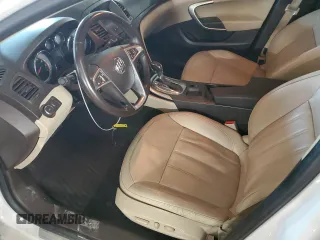 2011 Buick Regal CXL RL1 with VIN W04GN5EC1B1029918, listed as a Copart auction lot 71782234 with 128,500 mi miles and Salvage Title. Bid and sale history available at carsss.com. Image 7.