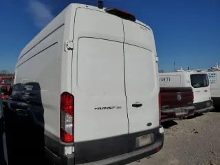 2021 Ford Transit Cargo with VIN 1FTBW3X80MKA65719, listed as a Copart auction lot 46343285 with 85,486 mi miles and Salvage Title. Bid and sale history available at carsss.com. Image 2.