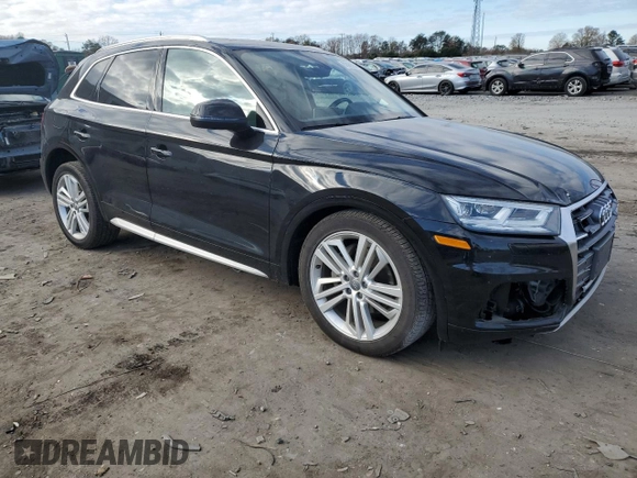 2018 Audi Q5 Premium Plus with VIN WA1BNAFYXJ2166359, listed as a Copart auction lot 82989284 with 94,283 mi miles and Salvage Title. Bid and sale history available at carsss.com. Image 4.
