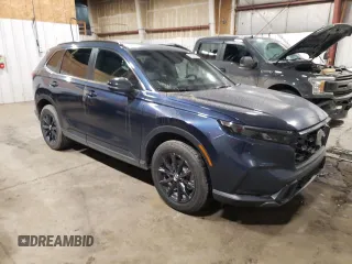 2025 Honda CR-V Sport-L with VIN 7FARS6H83SE042587, listed as a Copart auction lot 42228635 with 3,391 mi miles and Salvage Title. Bid and sale history available at DreamBid. Image 4.