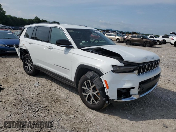 2025 Jeep Grand Cherokee Limited with VIN 1C4RJKBG3S8646504, listed as a Copart auction lot 57446675 with 13,280 mi miles and Clean title. Bid and sale history available at DreamBid. Image 4.