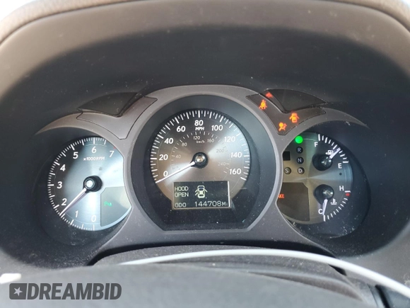 2010 Lexus GS 350 with VIN JTHCE1KS6A0026802, listed as a Copart auction lot 47419435 with 144,708 mi miles and Salvage Title. Bid and sale history available at DreamBid. Image 9.