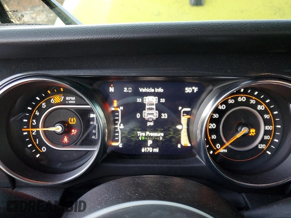 2023 Jeep Wrangler Sport Altitude с VIN 1C4HJXDG5PW578568, выставлен на аукционе Copart как лот 85372714 с пробегом 6 170 миль миль и Списание • Salvage title. История ставок и продаж доступна на DreamBid. Изображение 9.