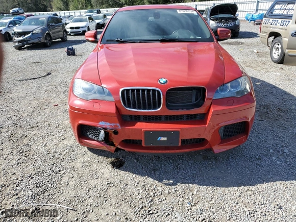 2012 BMW X6 M with VIN 5YMGZ0C56CLK14710, listed as a Copart auction lot 87038254 with 118,870 mi miles and Salvage Title. Bid and sale history available at carsss.com. Image 5.