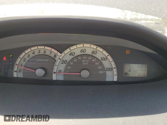 2008 Toyota Yaris with VIN JTDBT903981216532, listed as a Copart auction lot 50817685 with 177,015 mi miles and Salvage Title. Bid and sale history available at DreamBid. Image 9.