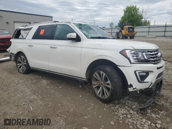 2020 Ford Expedition Max Limited with VIN 1FMJK2AT9LEA23976, listed as a Copart auction lot 58946105 with 77,892 mi miles and Non repairable. Bid and sale history available at DreamBid. Image 4.