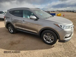 2017 Hyundai Santa Fe 2.4L with VIN 5NMZUDLB5HH021650, listed as a Copart auction lot 49722425 with 99,982 mi miles and Salvage title. Bid and sale history available at DreamBid. Image 4.