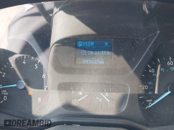 2019 Ford Transit with VIN 1FTYR2CM0KKB83667, listed as a IAAI auction lot 42170376 with 93,432 mi miles. Bid and sale history available at carsss.com. Image 7.