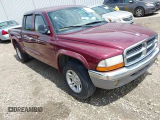 2003 Dodge Dakota SLT with VIN 1D7HL48N63S281141, listed as a IAAI auction lot 42456145 with 202,935 mi miles and . Bid and sale history available at DreamBid. Image 1.