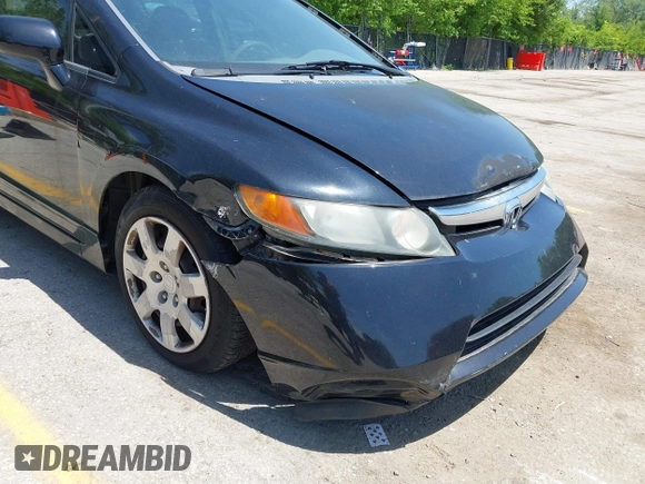 2008 Honda Civic LX with VIN 1HGFA16598L084685, listed as a IAAI auction lot 42254080 with 178,559 mi miles and . Bid and sale history available at DreamBid. Image 6.