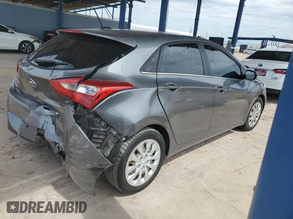 2017 Hyundai Elantra GT with VIN KMHD35LH8HU368885, listed as a Copart auction lot 60542614 with 117,212 mi miles and Salvage Title. Bid and sale history available at carsss.com. Image 3.