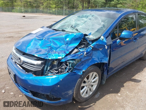 2012 Honda Civic EX with VIN 19XFB2F84CE002147, listed as a IAAI auction lot 42167096 with 182,449 mi miles and . Bid and sale history available at DreamBid. Image 6.