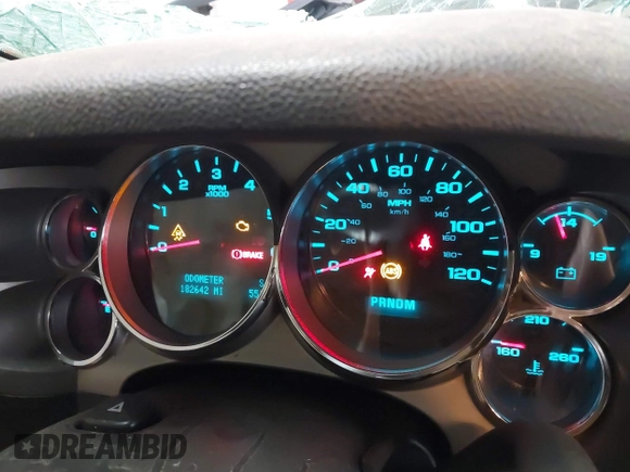 2011 Chevrolet Silverado 1500 LT with VIN 3GCPCSE02BG286250, listed as a IAAI auction lot 41761434 with 182,642 mi miles and . Bid and sale history available at DreamBid. Image 7.