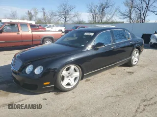 2006 Bentley Flying Spur with VIN SCBBR53W46C039793, listed as a Copart auction lot 50169415 with 80,415 mi miles and Salvage Title. Bid and sale history available at DreamBid. Image 1.