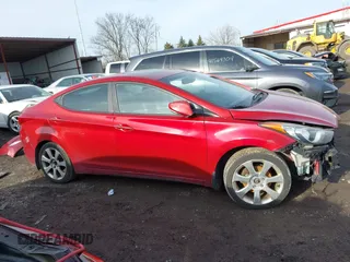 2012 Hyundai Elantra Limited with VIN KMHDH4AE7CU362802, listed as a IAAI auction lot 41586925 with 181,240 mi miles. Bid and sale history available at carsss.com. Image 14.