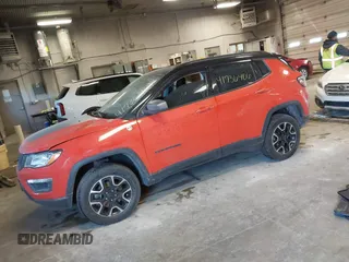 2020 Jeep Compass Trailhawk with VIN 3C4NJDDB9LT122174, listed as a IAAI auction lot 41736406 with 74,807 mi miles and . Bid and sale history available at carsss.com. Image 17.
