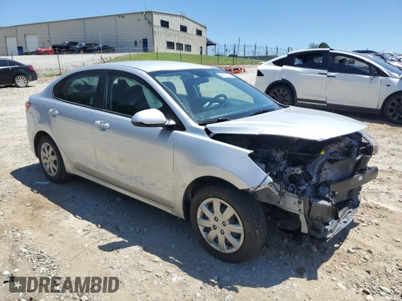 2021 Kia Rio S with VIN 3KPA24AD5ME382580, listed as a Copart auction lot 56931054 with 63,445 mi miles and Salvage Title. Bid and sale history available at DreamBid. Image 4.