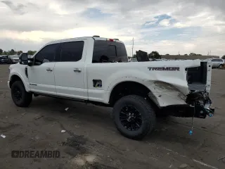 2021 Ford F-350 XL with VIN 1FT8W3BT3MED64626, listed as a Copart auction lot 62523114 with 83,753 mi miles and Salvage Title. Bid and sale history available at DreamBid. Image 2.