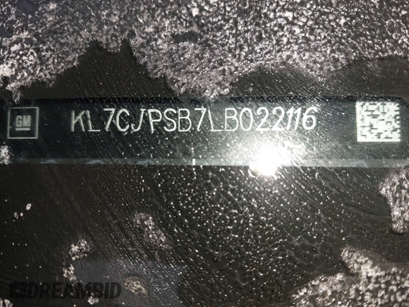 2020 Chevrolet Trax LT с VIN KL7CJPSB7LB022116, выставлен на аукционе IAAI как лот 41251944 с пробегом 49 365 миль миль и . История ставок и продаж доступна на DreamBid. Изображение 8.