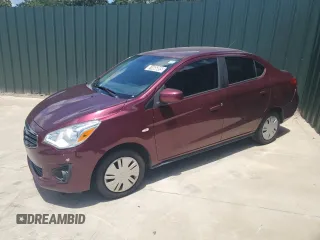 2019 Mitsubishi Mirage ES with VIN ML32F3FJ7KHF07092, listed as a Copart auction lot 61666085 with 75,941 mi miles and Clean title. Bid and sale history available at DreamBid. Image 1.