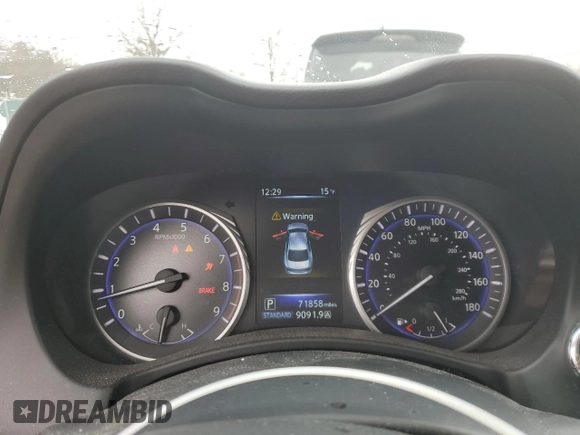 2016 Infiniti Q50 3.0t Premium with VIN JN1EV7AR6GM341826, listed as a Copart auction lot 41967155 with 71,858 mi miles and Salvage Title. Bid and sale history available at carsss.com. Image 9.