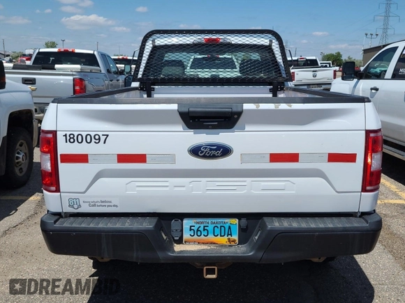 2018 Ford F-150 XL with VIN 1FTMF1EB9JKD38518, listed as a IAAI auction lot 42730627 with 205,804 mi miles and . Bid and sale history available at DreamBid. Image 28.