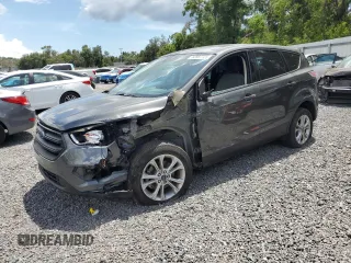 2017 Ford Escape S with VIN 1FMCU0F73HUB12782, listed as a Copart auction lot 62887725 with 96,762 mi miles and Salvage title. Bid and sale history available at DreamBid. Image 1.