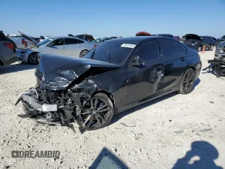 2021 BMW 3 Series M340i with VIN 3MW5U7J03M8C02731, listed as a Copart auction lot 46422465 with 0 mi miles and Salvage Title. Bid and sale history available at carsss.com. Image 1.