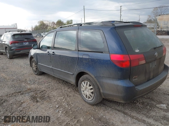 2005 Toyota Sienna CE with VIN 5TDZA23C55S381533, listed as a IAAI auction lot 42007324 with 221,520 mi miles and . Bid and sale history available at DreamBid. Image 3.