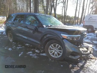 2021 Ford Explorer with VIN 1FMSK7BHXMGA36964, listed as a IAAI auction lot 41625003 with 168,156 mi miles. Bid and sale history available at carsss.com. Image 1.