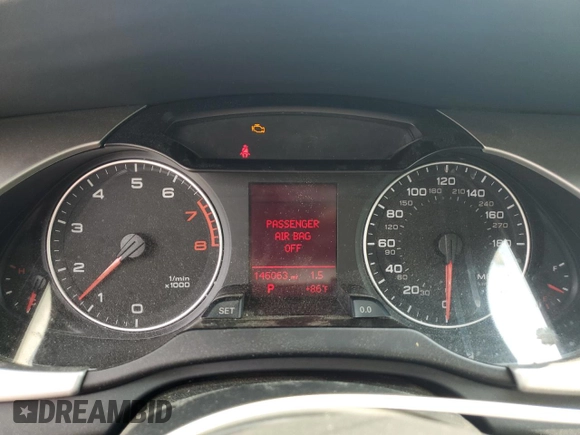 2009 Audi A4 Premium с VIN WAULF78K89N024845, выставлен на аукционе Copart как лот 58296385 с пробегом 146 063 миль миль и Чистый • Clean title. История ставок и продаж доступна на DreamBid. Изображение 9.