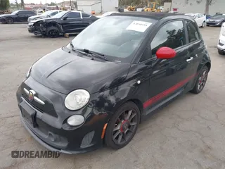 2013 FIAT 500 Abarth with VIN 3C3CFFJH5DT693468, listed as a IAAI auction lot 42050188 with 135,100 mi miles. Bid and sale history available at carsss.com. Image 2.
