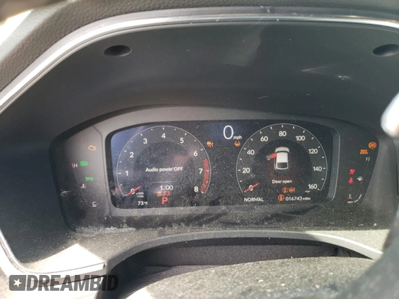 2024 Acura Integra w/A-Spec Package with VIN 19UDE4H35RA022657, listed as a Copart auction lot 55964735 with 16,743 mi miles and Salvage title. Bid and sale history available at DreamBid. Image 9.