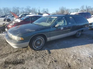 1992 Chevrolet Caprice z VIN 1G1BL8372NW110469, wystawiony jako Copart lot #87954345 z przebiegiem 13 285 mil mil oraz Czysty tytuł • Clean title. Historia ofert i sprzedaży dostępna na DreamBid. Obrazek 1.