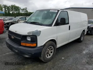 2011 Chevrolet Express Cargo with VIN 1GCSGAFX9B1176878, listed as a Copart auction lot 54415695 with 397,070 mi miles and Salvage title. Bid and sale history available at DreamBid. Image 1.