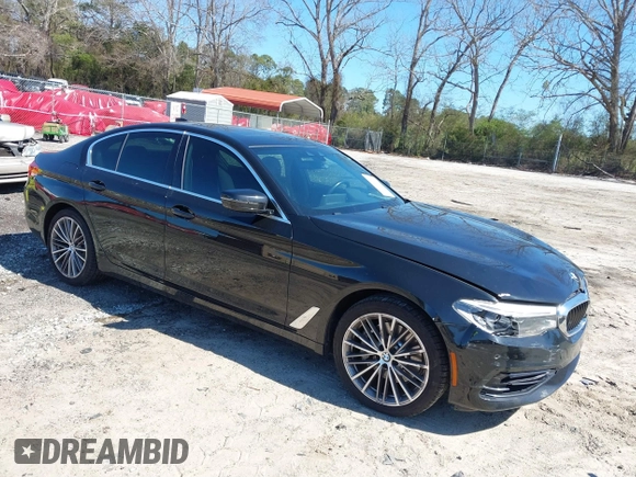 2020 BMW 5 Series 530i with VIN WBAJR3C09LWW61161, listed as a IAAI auction lot 41780958 with 62,277 mi miles and . Bid and sale history available at DreamBid. Image 1.