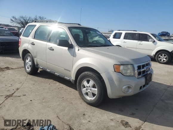 2008 Ford Escape XLS z VIN 1FMCU02Z78KE31704, wystawiony jako Copart lot #45279665 z przebiegiem Nie podano mil oraz Czysty tytuł • Clean title. Historia ofert i sprzedaży dostępna na DreamBid. Obrazek 4.