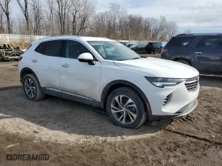 2022 Buick Envision Essence with VIN LRBFZNR47ND027892, listed as a Copart auction lot 46791765 with 35,907 mi miles and Salvage Title. Bid and sale history available at carsss.com. Image 4.